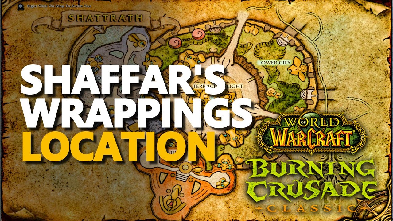 Shaffar's Wrappings Location WoW TBC