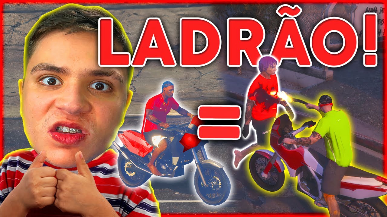 ROUB0U MINHA MOTO, FUI ATRÁS no GTA RP 🤬 (Paulinho o LOKO)
