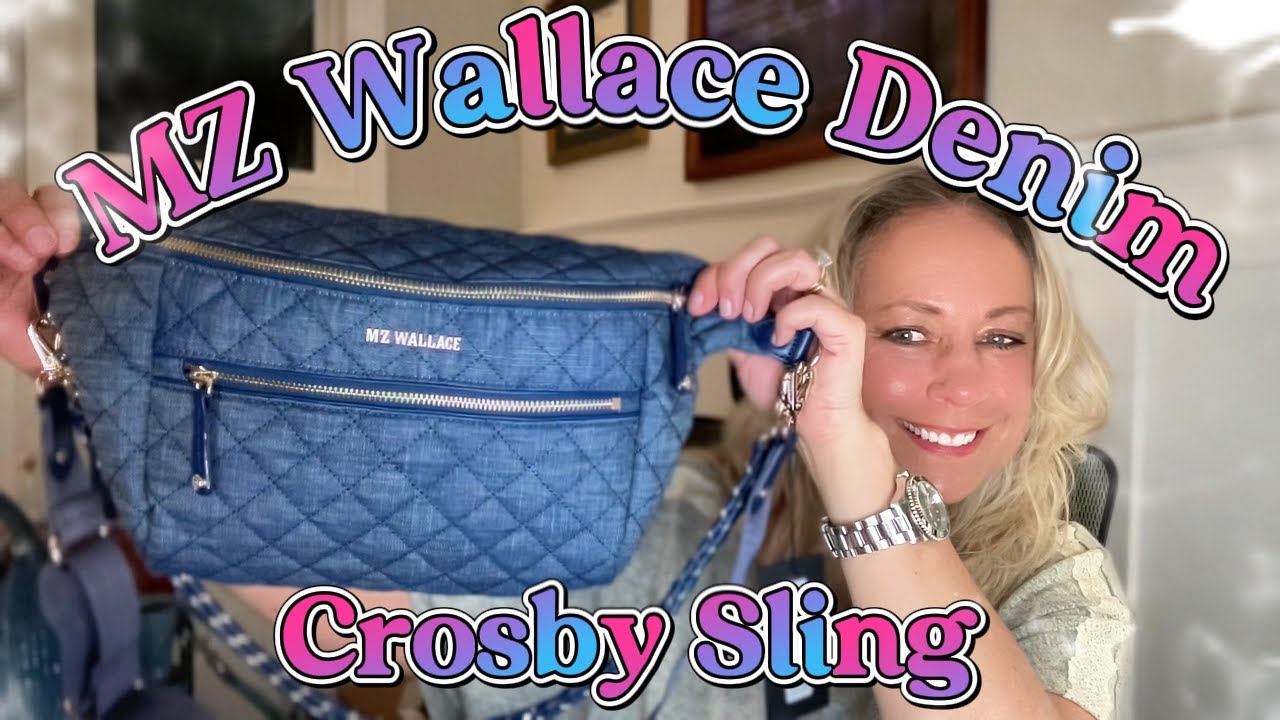 MZ Wallace Crosby Sling in Denim
