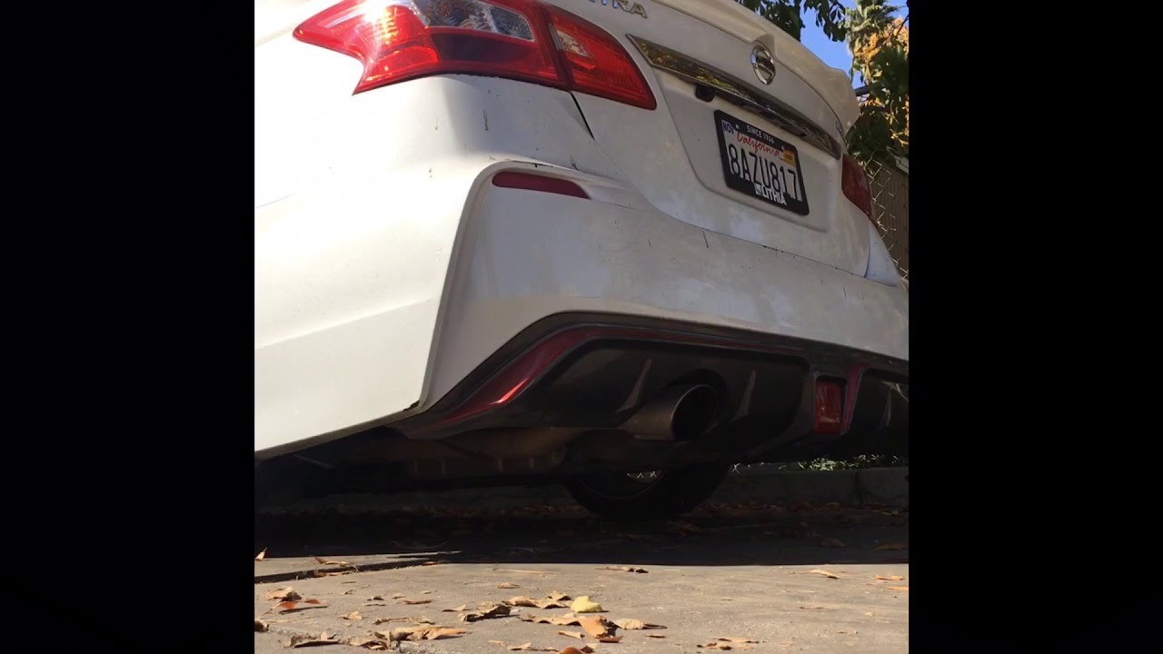 2017 nissan sentra nismo muffler delete \ revs