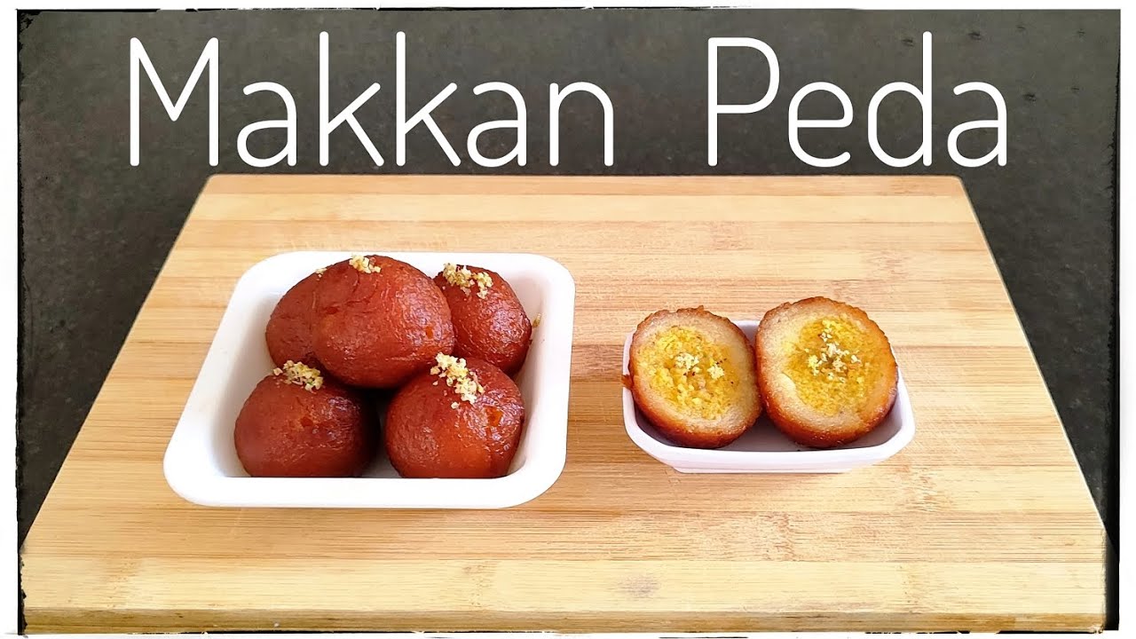 Stuffed Gulab Jamun (Makkan Peda) मक्कन पेड़ा 
