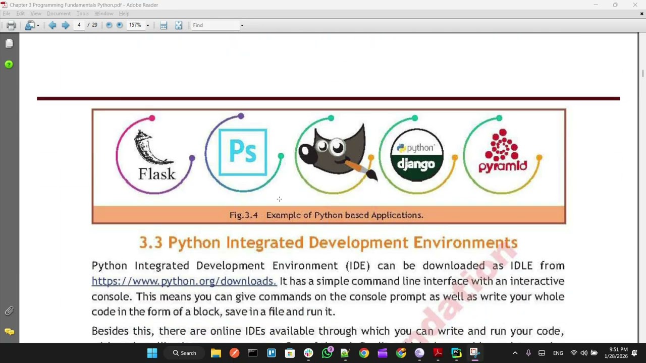 Unit 3 – Programming Fundamentals 3.3, 3.4, 3.5 (XI Computer Science – FBISE)