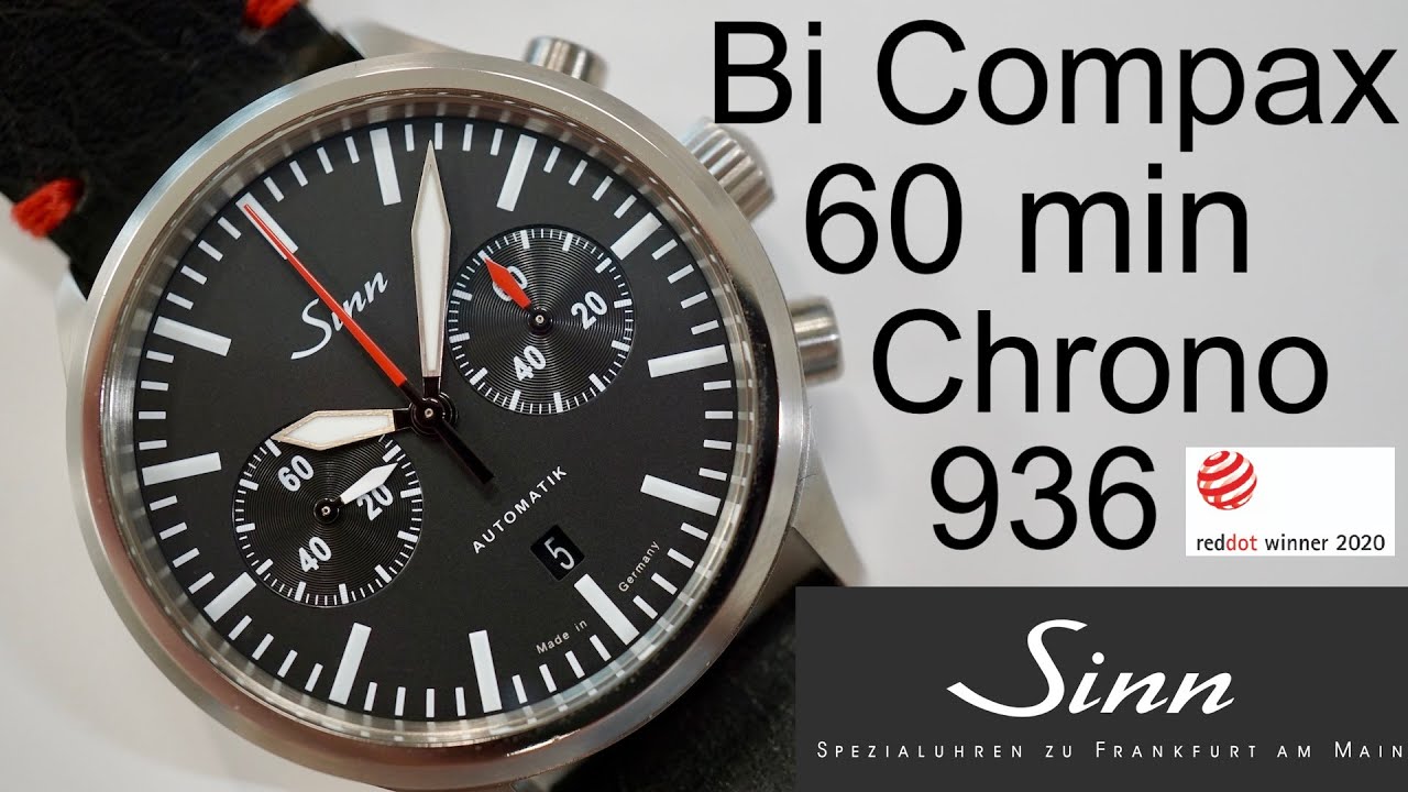 Sinn 936, 60 мин Bi-Compax Chrono