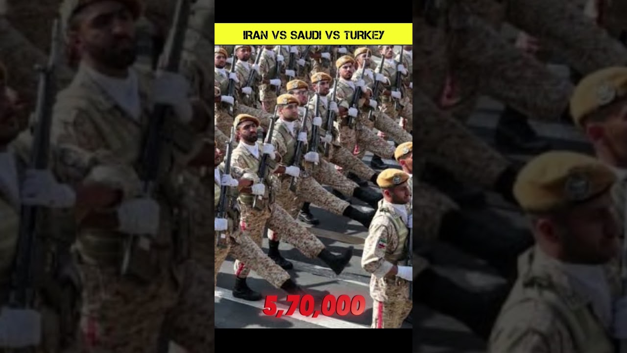 Iran vs Saudi arab vs Turkey military comparison 