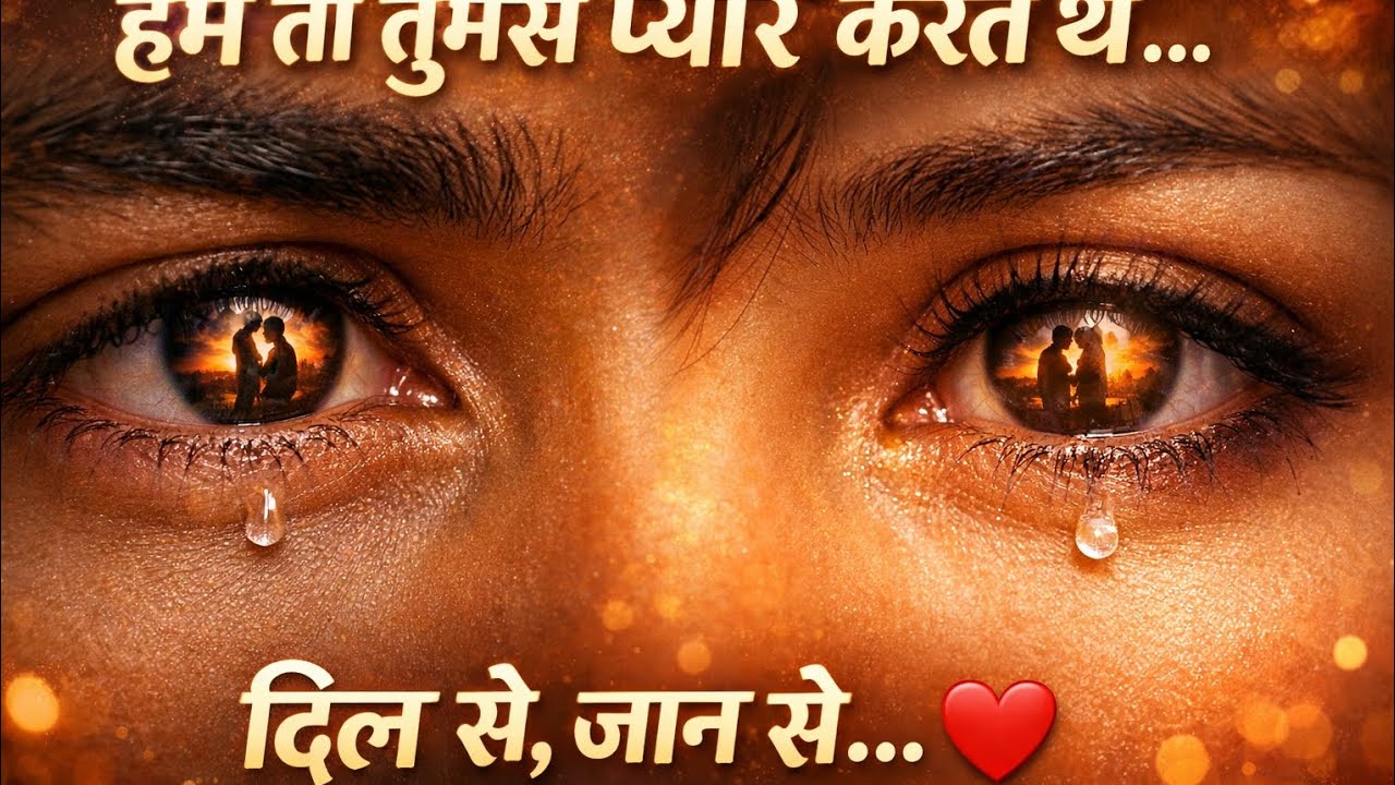  hindi new song 2026हम तो तुमसे प्यार करते थे 👁️❤️ | Heart Touching Eye Song