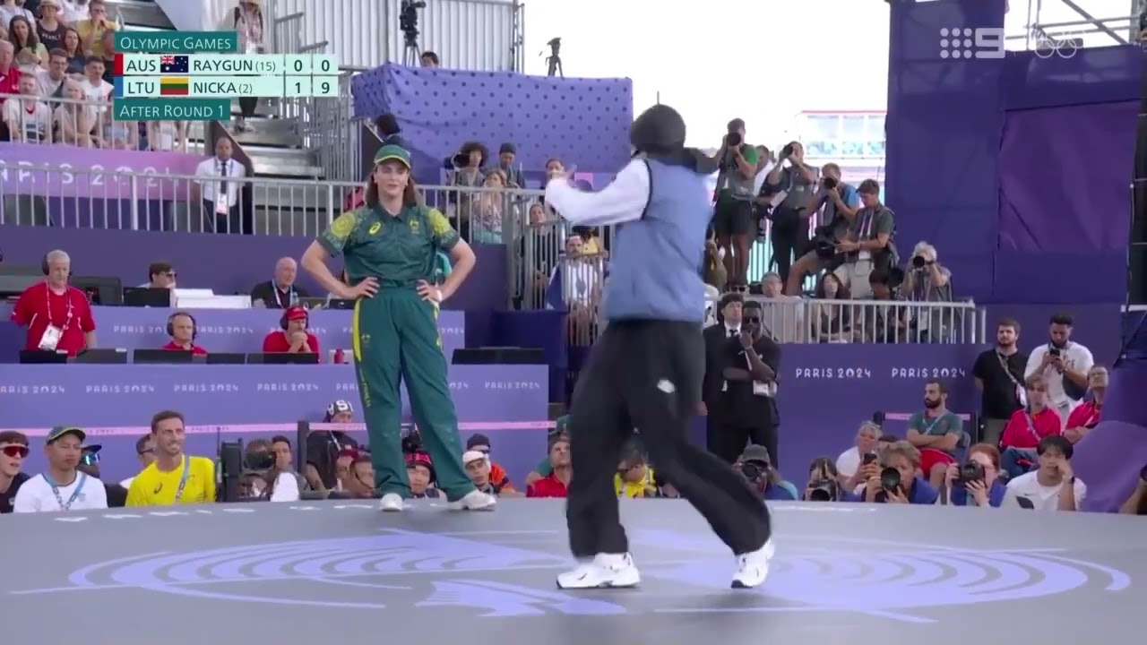 Raygun vs NICKA [Round 3] - Break Dance full performance (Paris Olympics 2024)