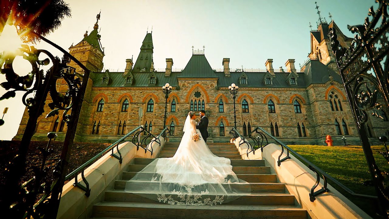 A Magical Wedding in Ottawa | Stunning First Look at Parliament Hill 💍✨