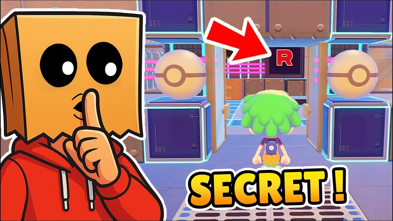 VOICI le SECRET le PLUS SOMBRE de POK&Eacute;MON POKOPIA : la BASE de la TEAM ROCKET !