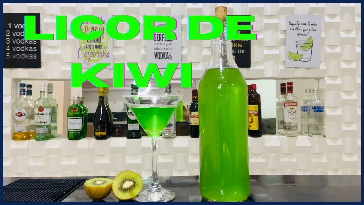 COMO FAZER UM DELICIOSO LICOR DE KIWI