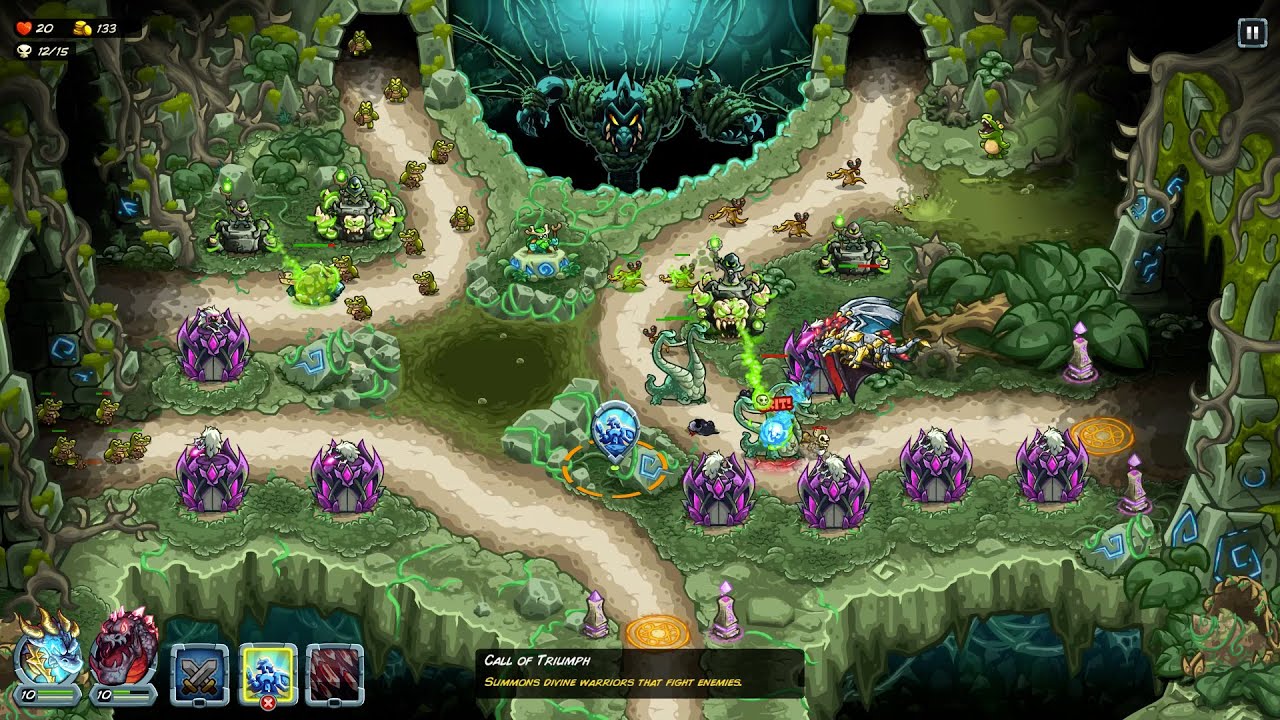 Kingdom Rush 5 Alliance - Starving Hollow (Impossible Campaign Mode, 3 Stars No Lives Lost)