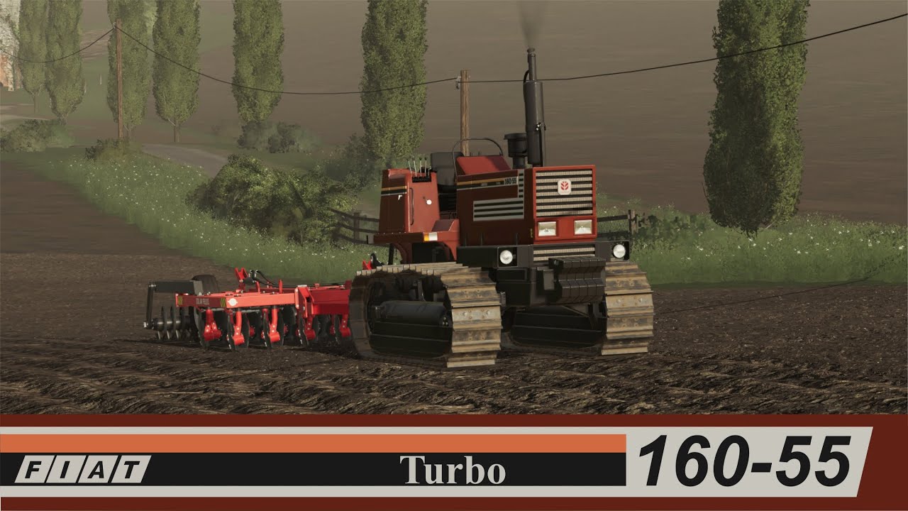Farming Simulator 19 Fiat 160-55 + Erpice a dischi
