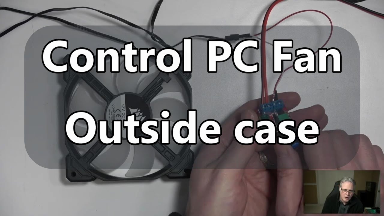 How to control a PC fan outside a computer.