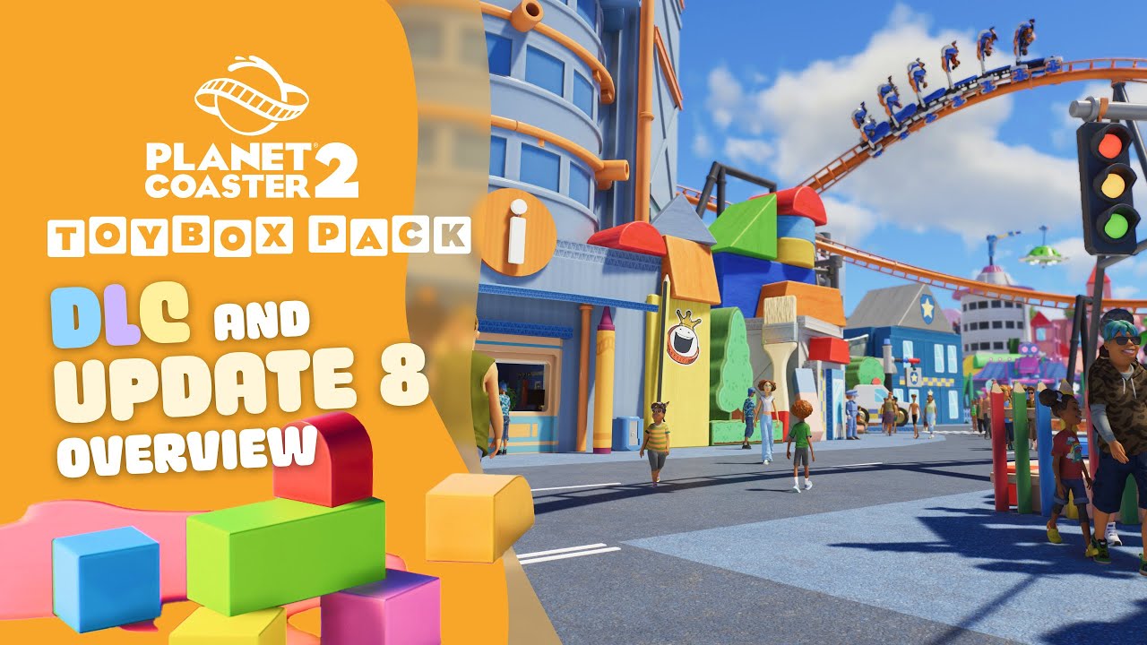 Снег, праздничный пейзаж и дополнение TOYS для Planet Coaster 2 | Обзор дополнений и обновлений