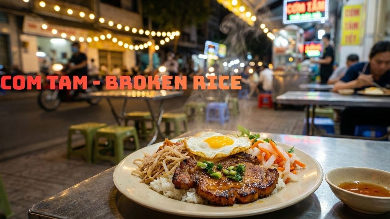 Saigon&rsquo;s Iconic Broken Rice 🇻🇳 | Real Com Tam Street Food Experience