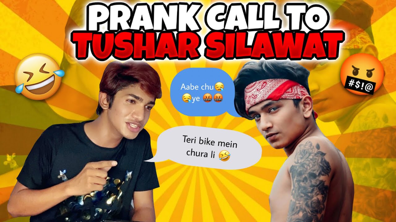 BIKE CHOR PRANK CALL TO TUSHAR SILAWAT 😁🤣 | GONE WRONG 😑 | PRANK CALL 2.0 | GTRVLOGS