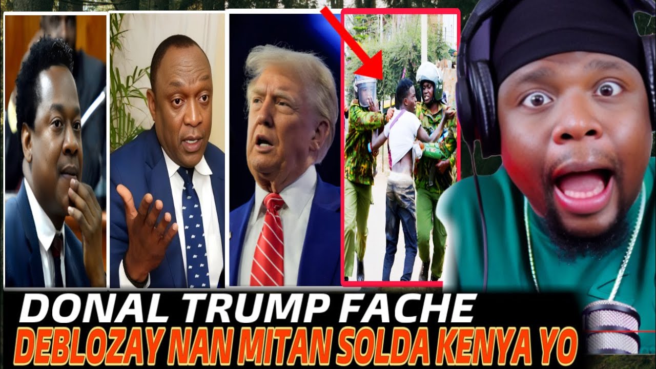 anmwey trump dedouble solda kenya yo antrave gracia delva ak youry voye yon mesaj