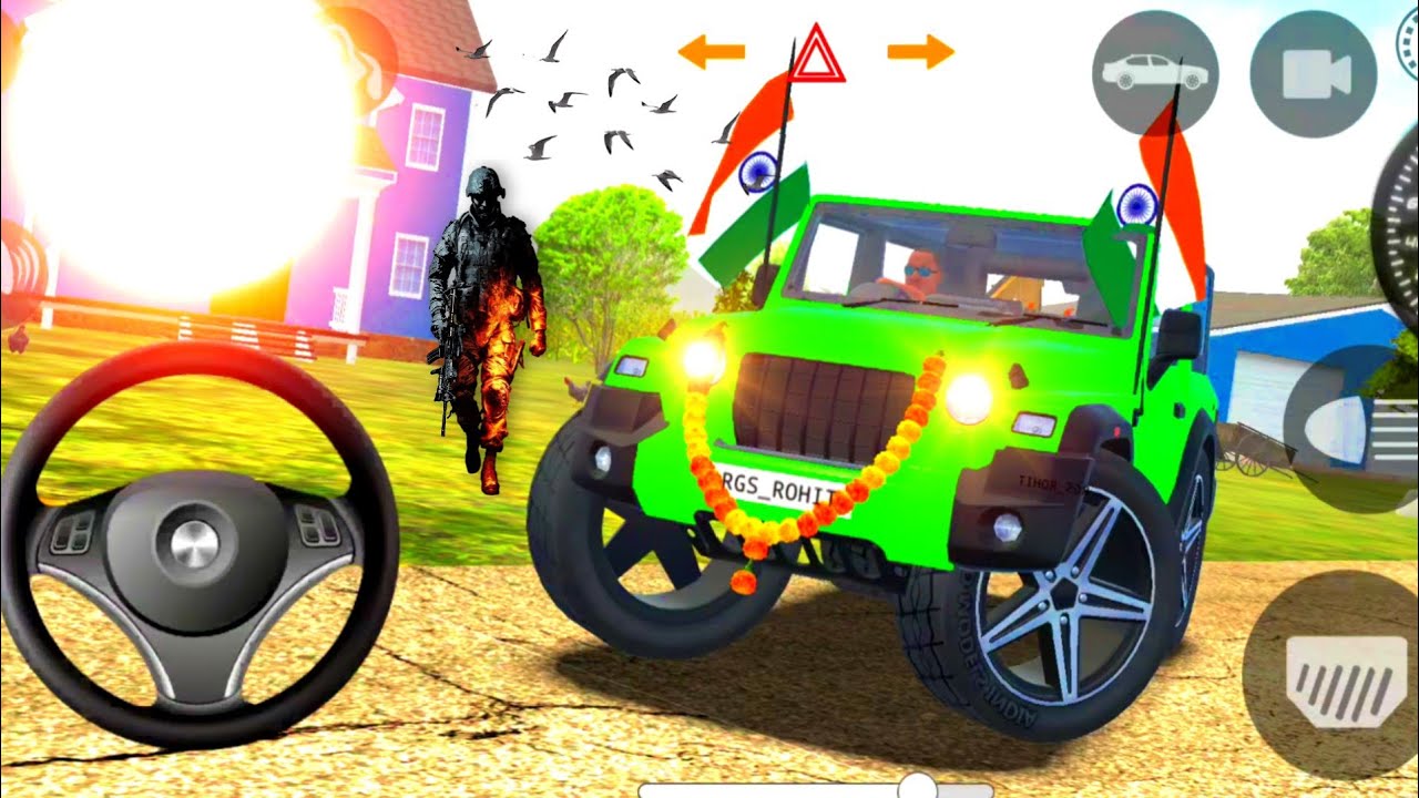 Dollar (Song) Modified Mahindra Green Thar Indian Cars Simulator 3D | Android Gameplay Part-8