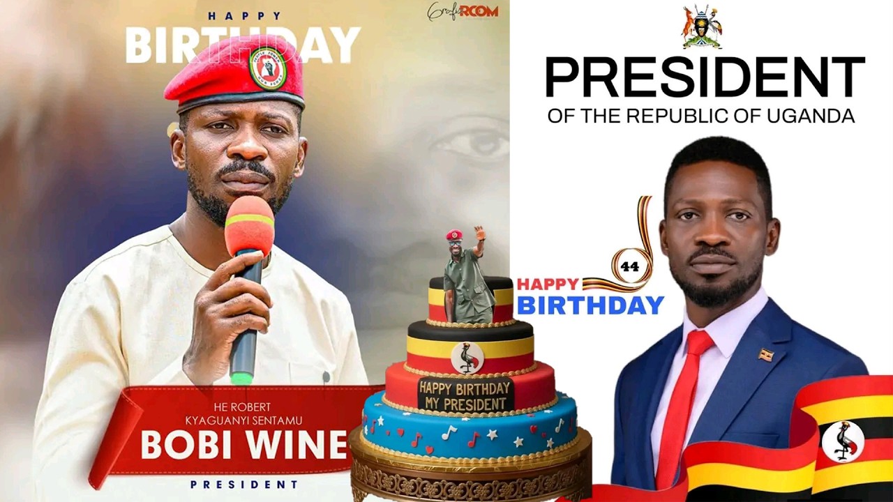 Happy 44 BIRTHDAY President Bobi Wine I Bannayuganda Bamwagaliza Amazaalibwa Amulungi
