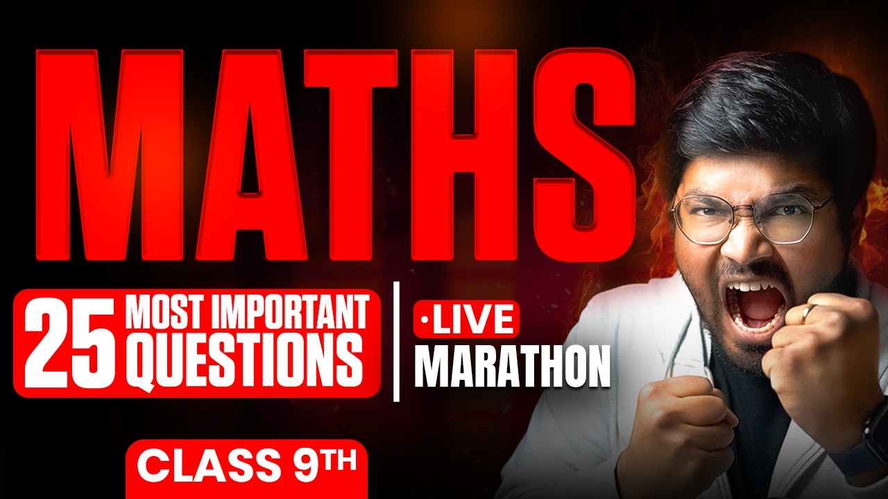 Full Maths Class 9 in One-Shot Marathon - BAAP OF 9th