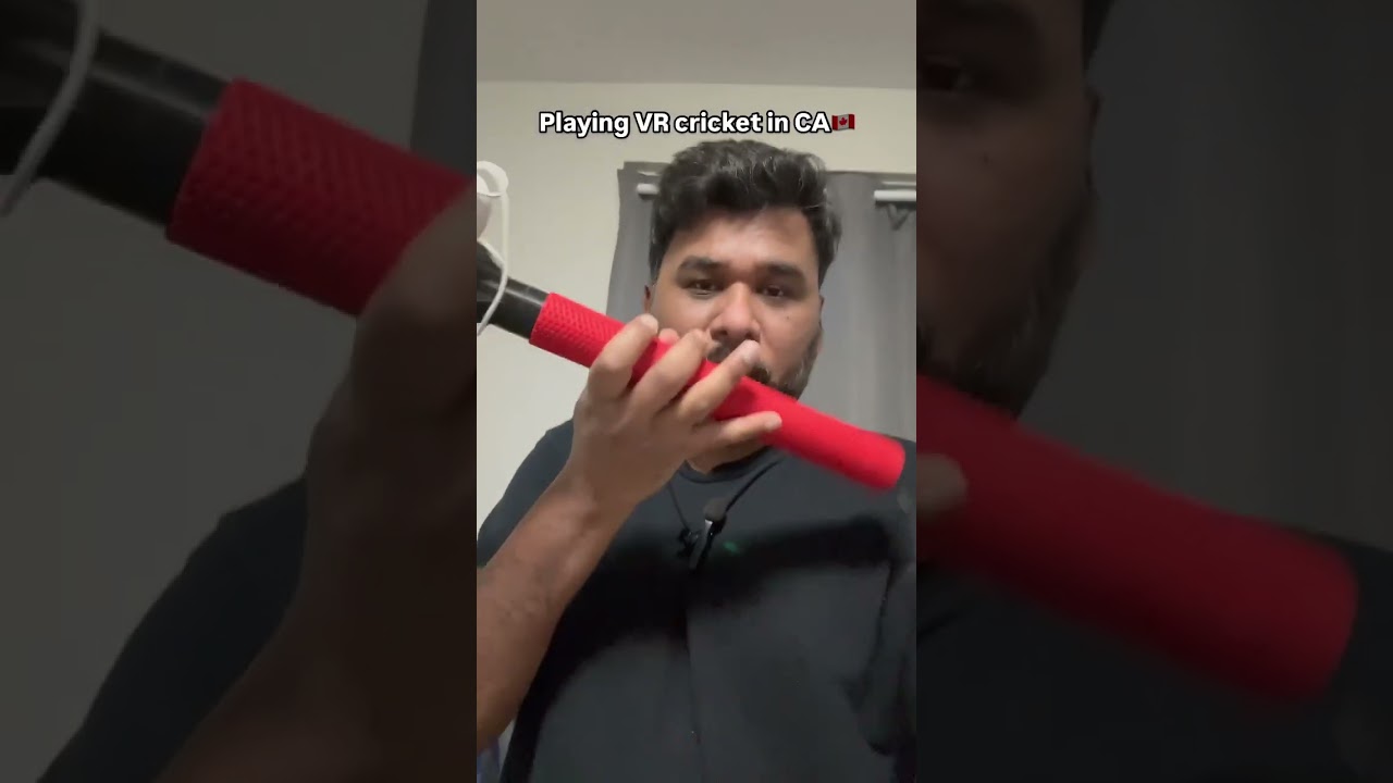 VR Cricket bat in Canada 🇨🇦 #ibcricket #metaquest3 #chashuvlogs