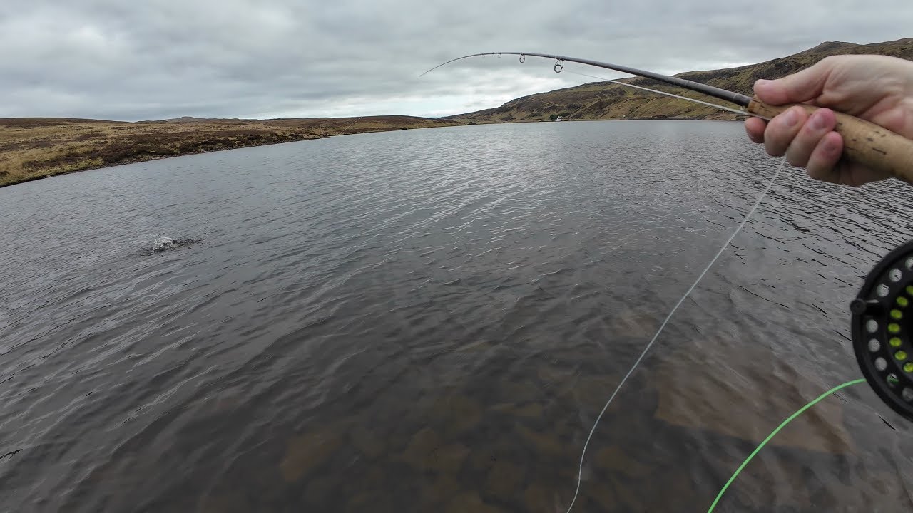 A great evenings fly fishing for wild brown trout on Loch Fada | Part 1