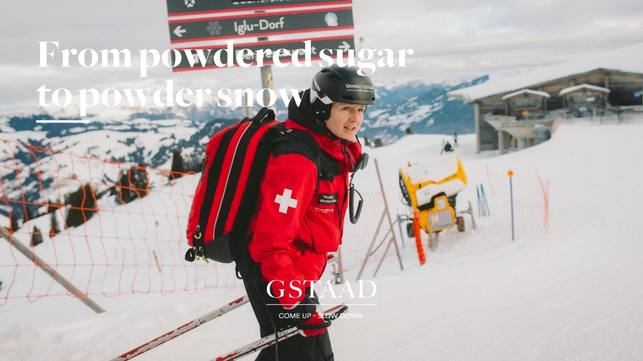 From powdered sugar to powder snow