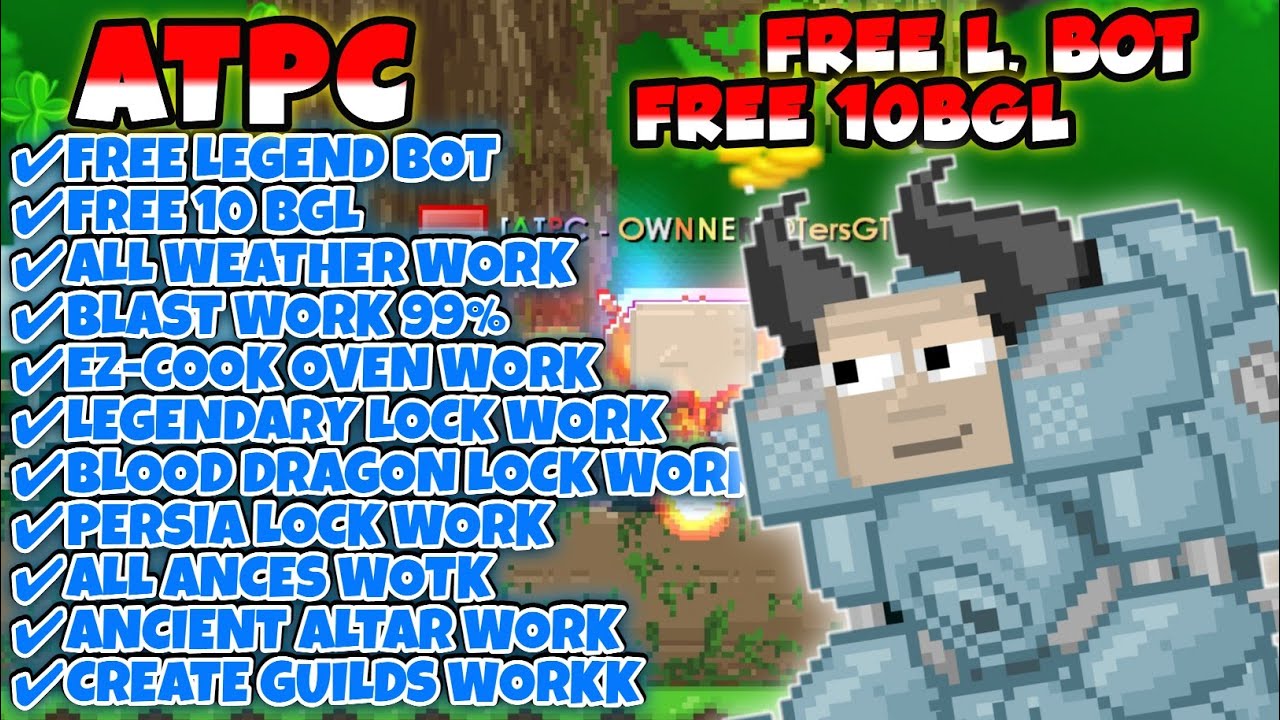 FREE L.BOT🤑||NEW GROWTOPIA PRIVATE SERVER TERBARU🔰- GTPS 2022