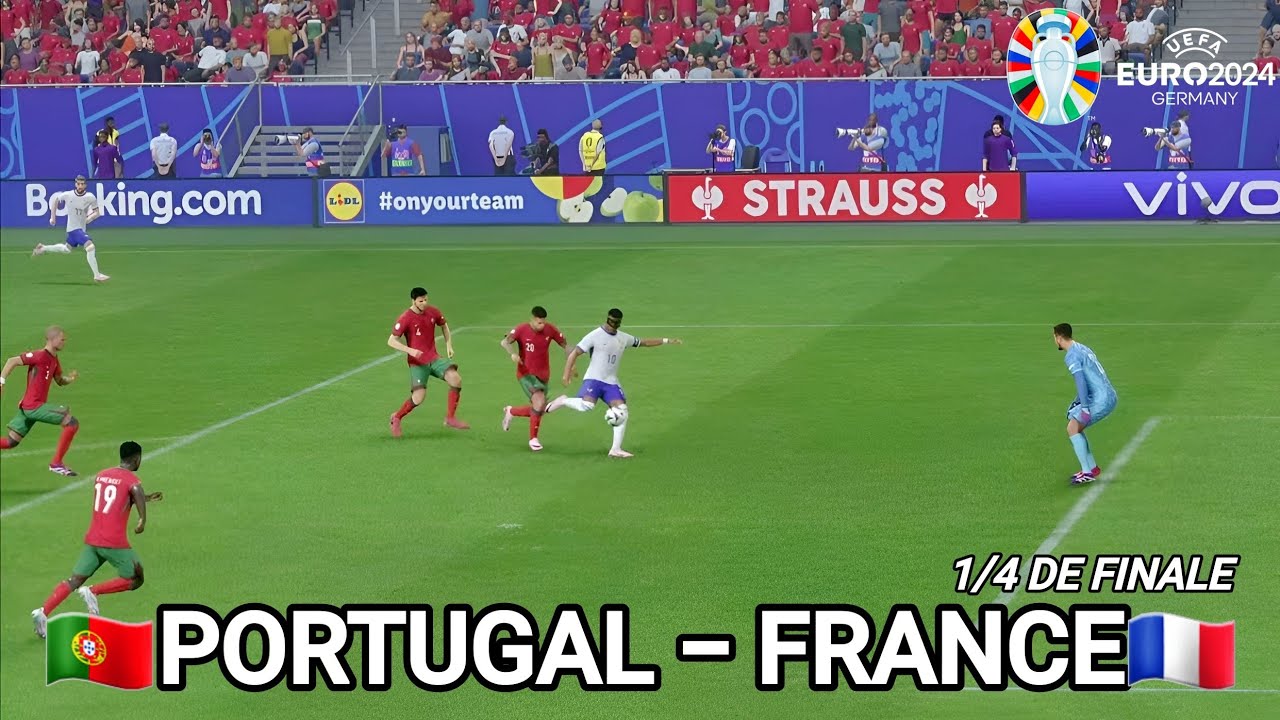 EAFC24 - UEFA EURO 2024 : 1/4 DE FINALE 🇵🇹PORTUGAL - FRANCE🇨🇵
