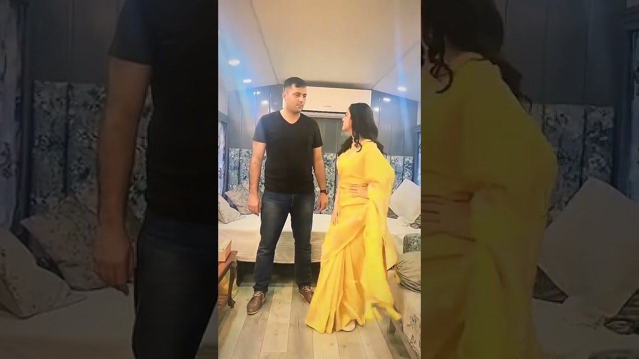 shraddha Arya with husband💞✨#funnyreels❤#wife&husband💝✨#preeta❤#shorts❤