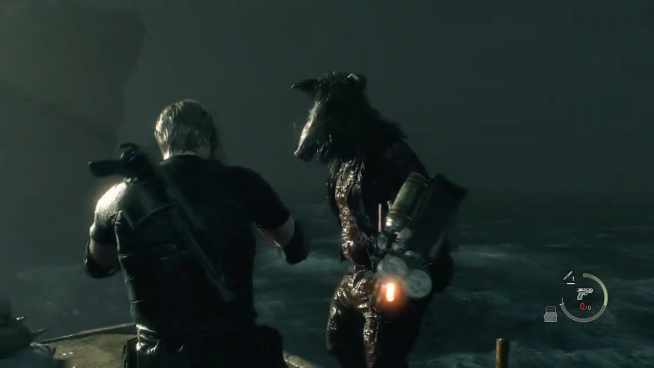 Knife came handy:Resident Evil 4