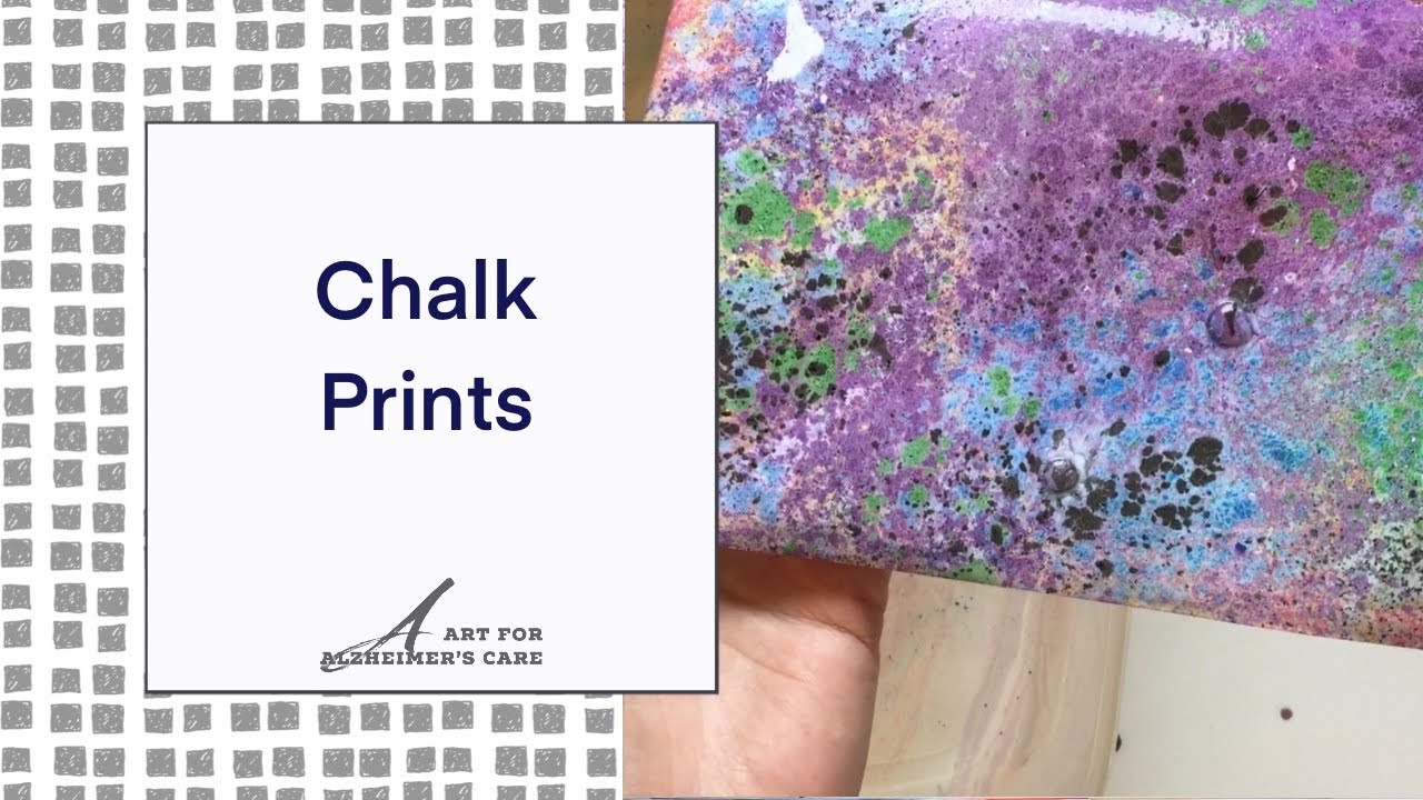 Making Colorful Art Prints / Collaborative Activity for Seniors with Dementia