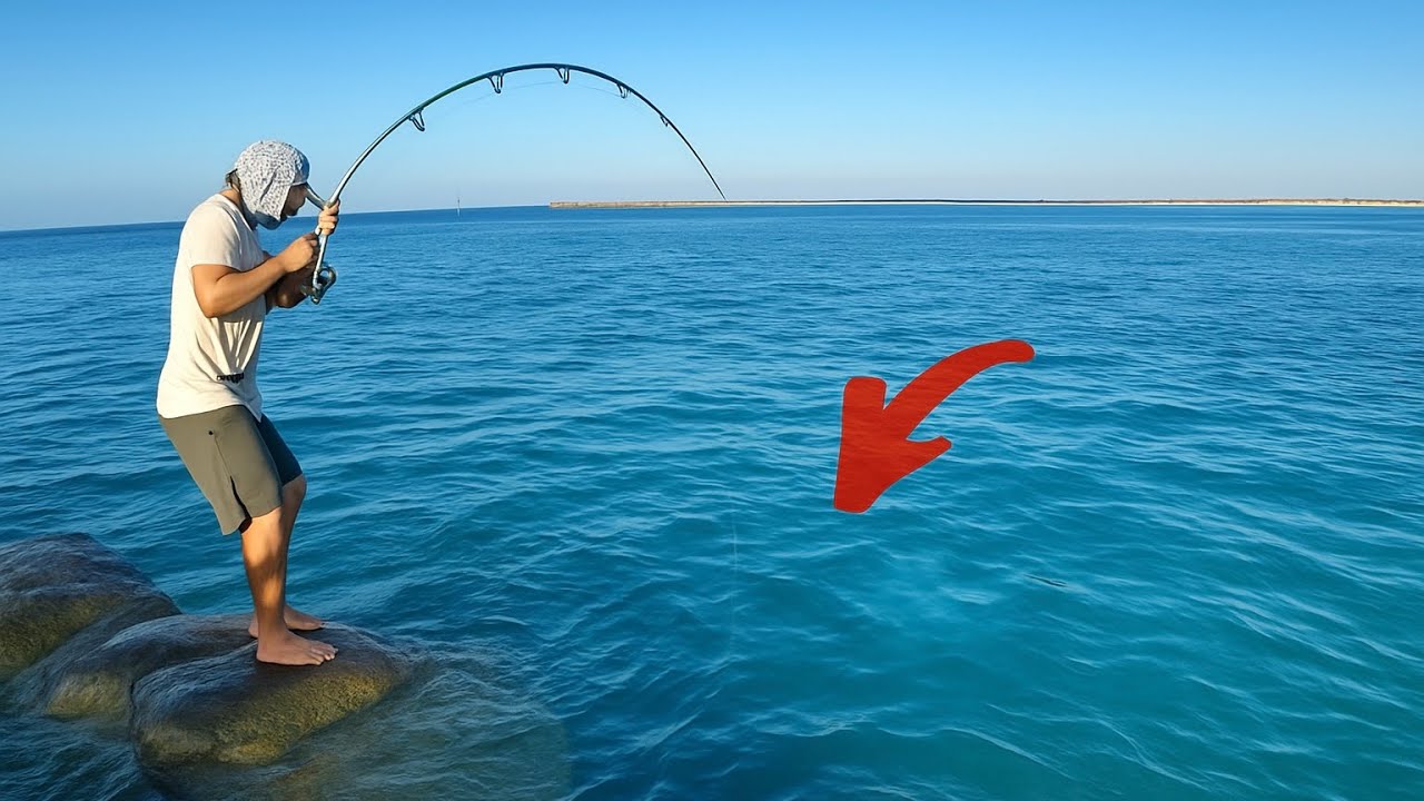 Dream Fish Hiding in Jetty Rocks...We Caught & Ate It!