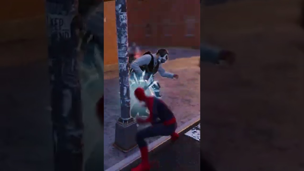 Immersive camera mod in Marvel's Spiderman Remastered pc gameplay.            #pcgaming #shorts