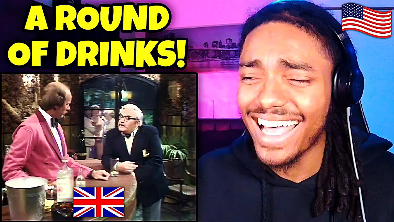 THIS SKETCH IS BRILLIANT! 🤣 AMERICAN REACTS to The Two Ronnies &ndash; Round of Drinks