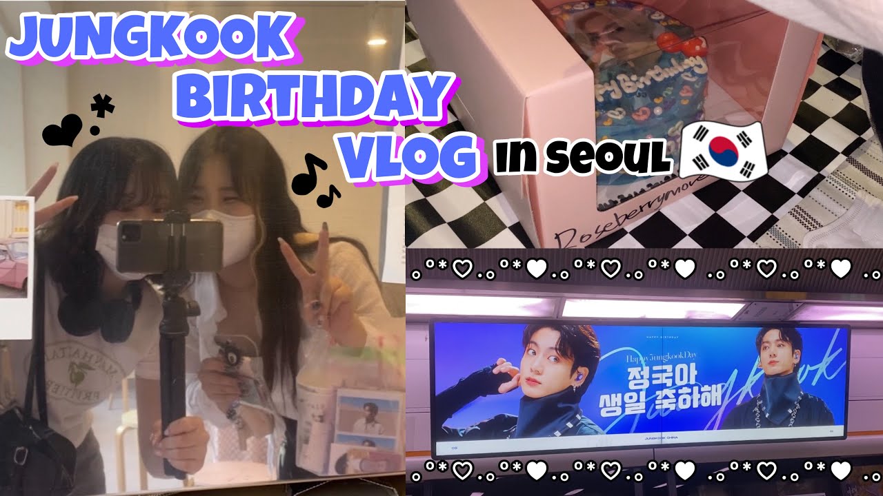 【2年半ぶり🇰🇷🌈】推しの誕生日！韓国でお祝いしたよ🐰💗【Vlog】【韓国旅行】