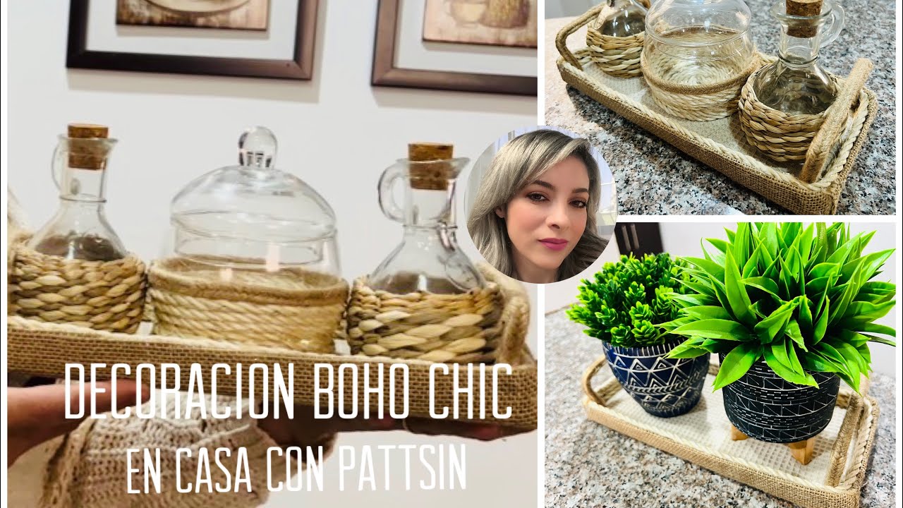 Decoración Boho Chic Rústico, manualidades con reciclaje #hogar