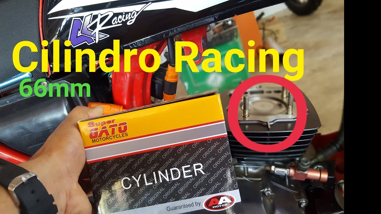 Instalación CILINDRO RACING 66mm a Proyecto CG 4K Racing 200cc
