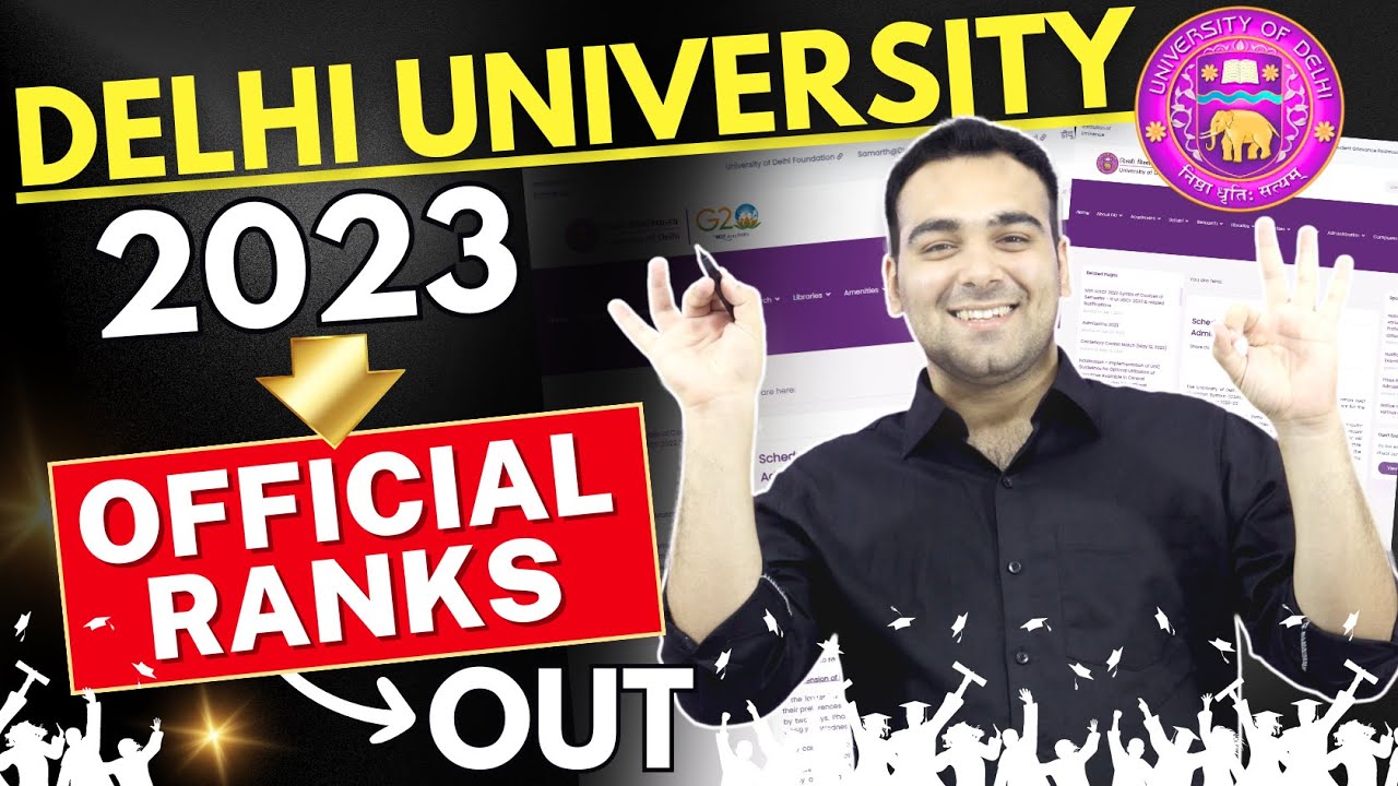 DU Simulated Ranks✅ Delhi University Admissions 2023 | Official Ranks OUT🔥