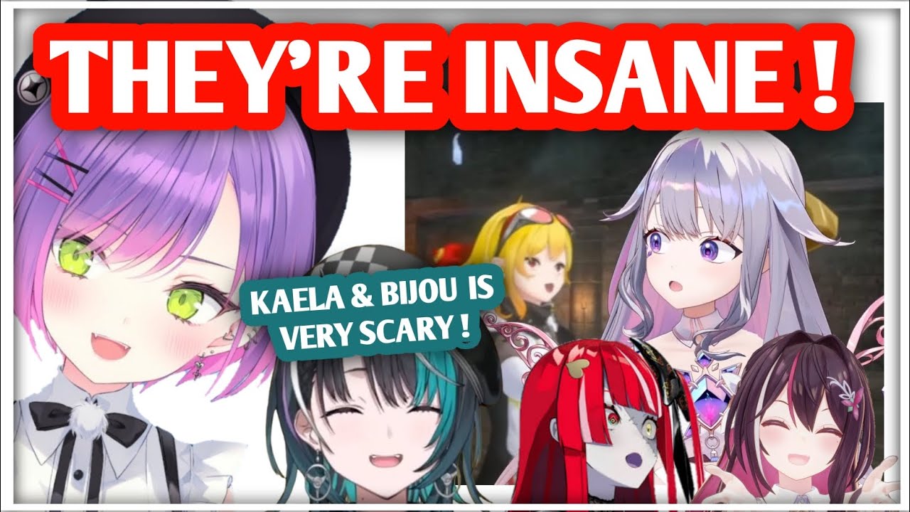 Towa & Chihaya is AMAZED By Kaela & Biboo Speedrun [Koseki Bijou/Kaela Kovalskia]