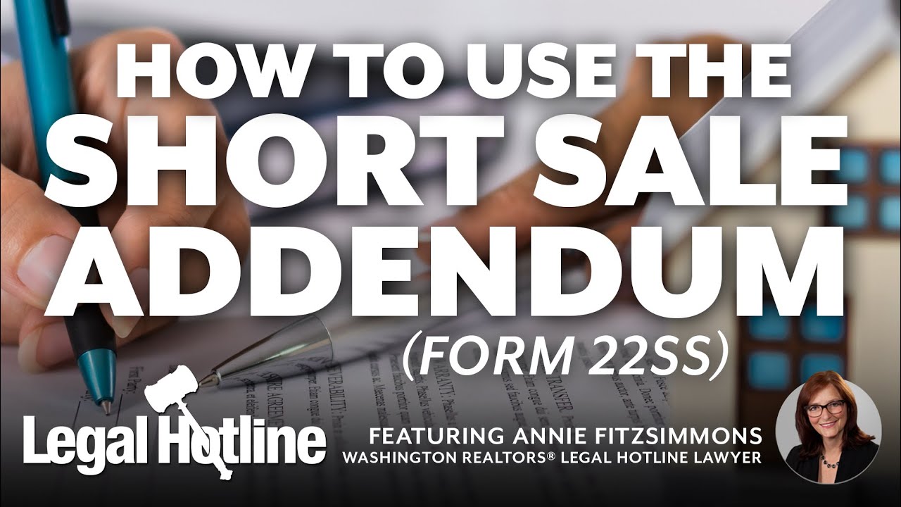 How To Use The Short Sale Addendum