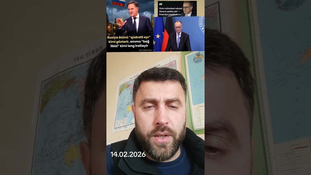 Rusiya özünü ayı kimi göstərir, ilbiz kimi sürünür 🥰