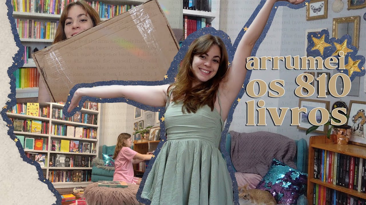 organizando a estante, abrindo caixas e os 45 livros que não quero mais
