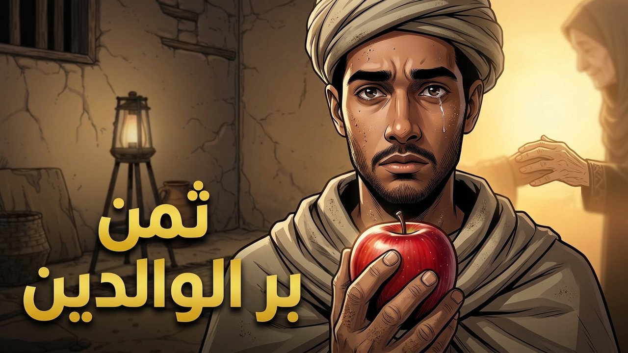 التفاحة | قصة إسلامية مؤثرة عن بر الوالدين!! #قصص_مؤثرة#حكايات #قناه_النخيل
