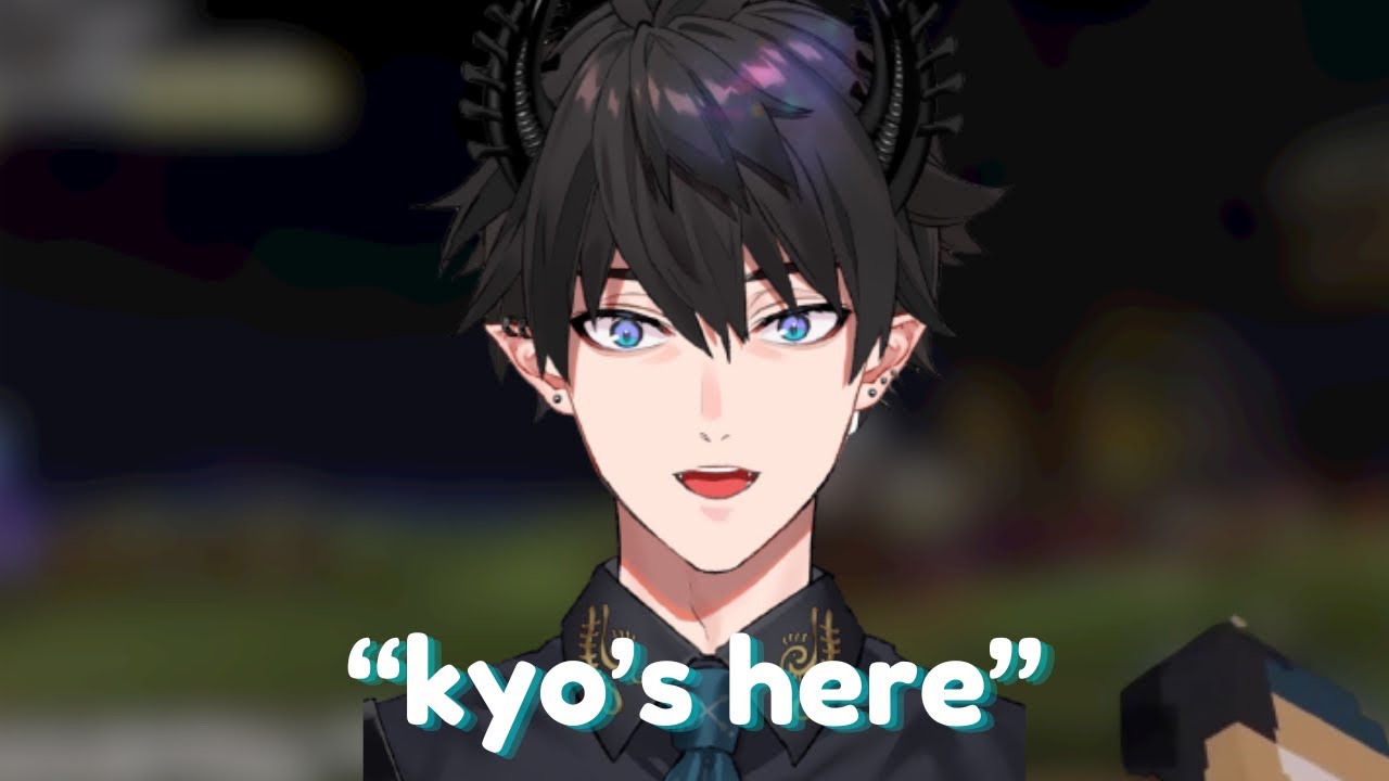 ren getting excited about kyo joining the minecraft sever
