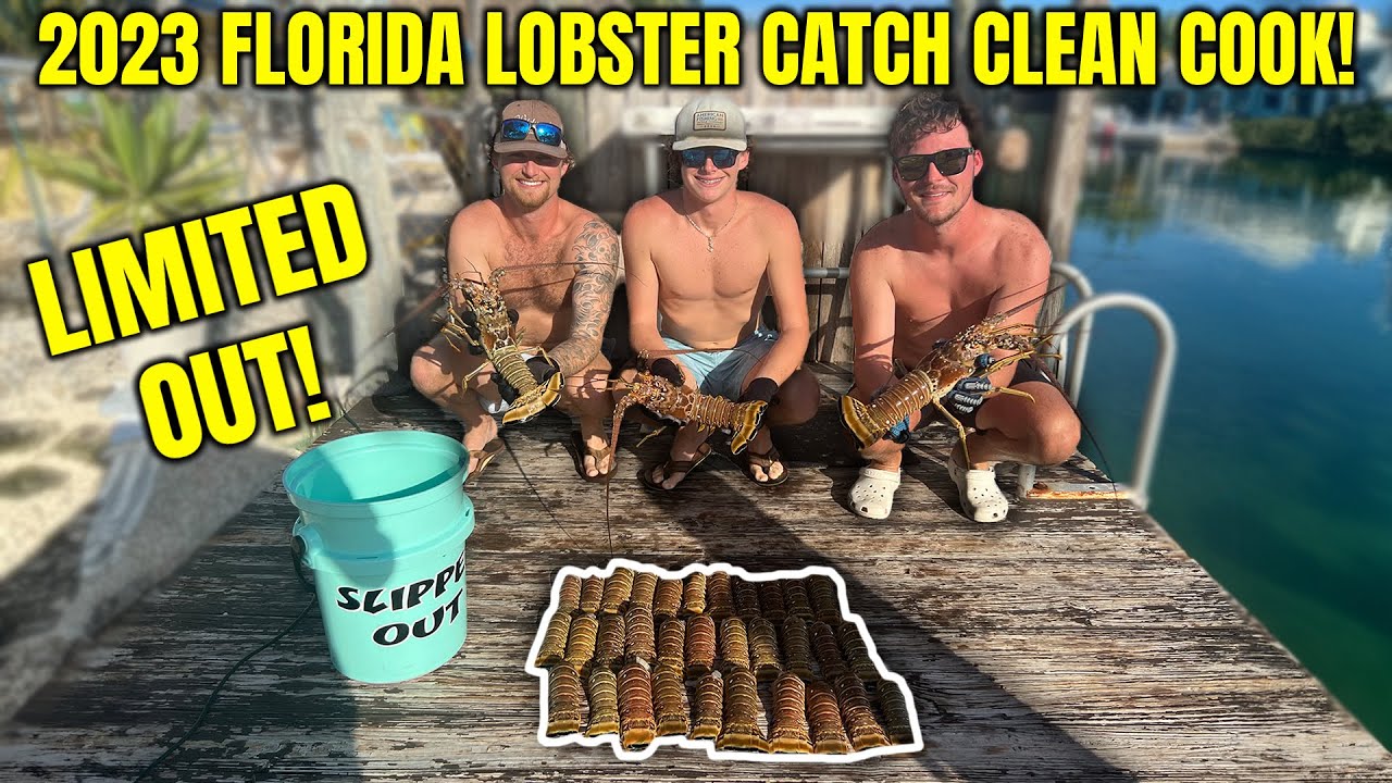 2023 Florida Spiny Lobster Catch, Clean, Cook! (We Limited Out!!)
