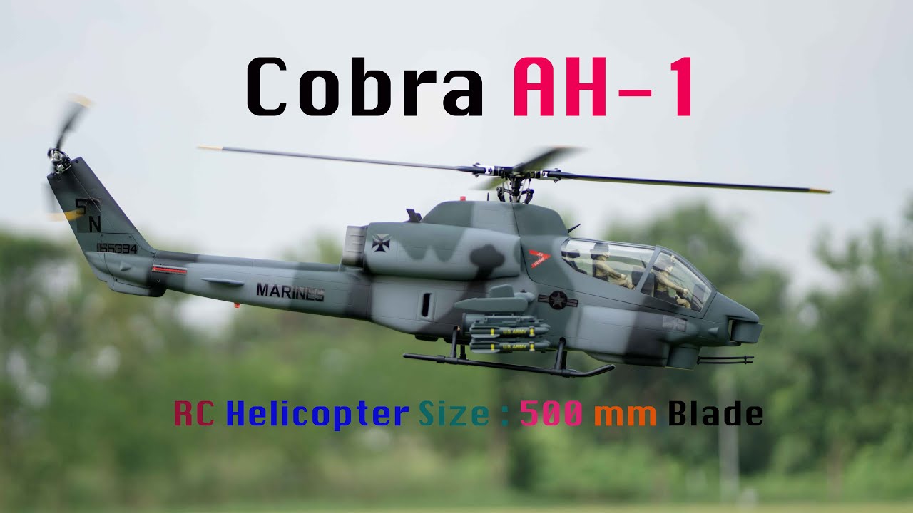 Roban AH-1 Cobra Helicopter (500 Size)