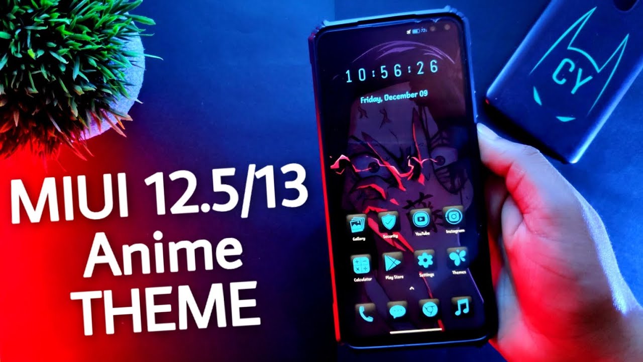 MIUI 12.5/13 Anime Theme - New control centre ui & lock screen ui theme for any xiaomi device's