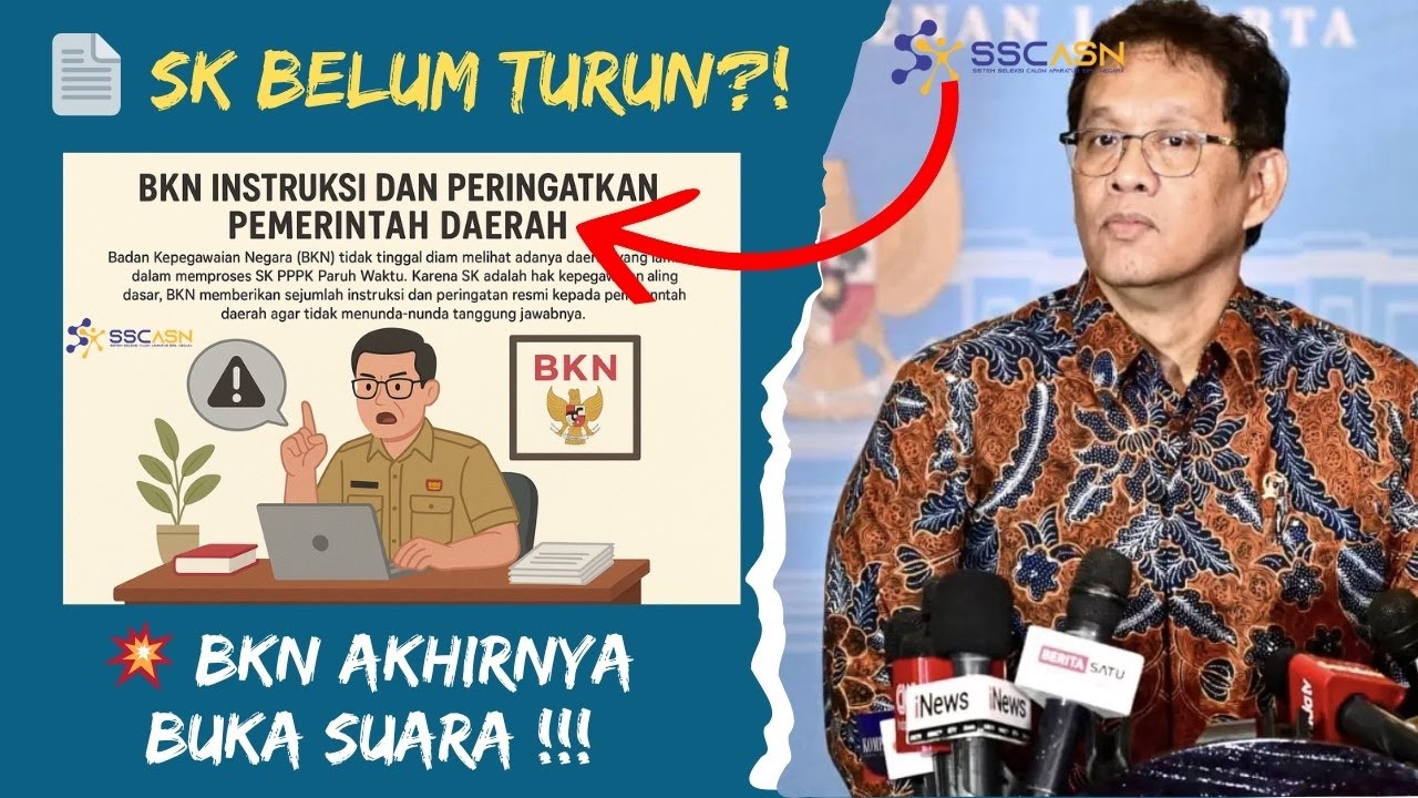 Kenapa SK PPPK Paruh Waktu Belum Turun? Ini Penyebab & Solusinya dari BKN!