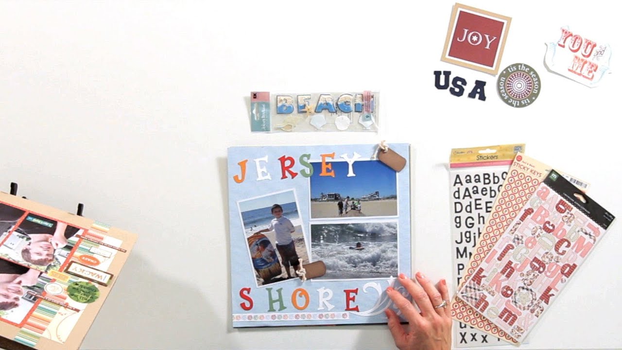 How to Create Page Titles | Scrapbooking