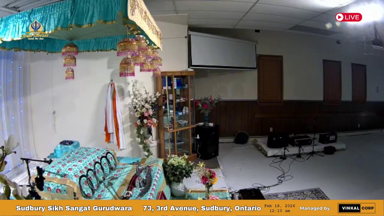 GURUDWARA  SIKH SANGAT | SUDBURY | Live Sunday | Sukhmani Sahib Path | Katha & Kirtan | 05-10-2025